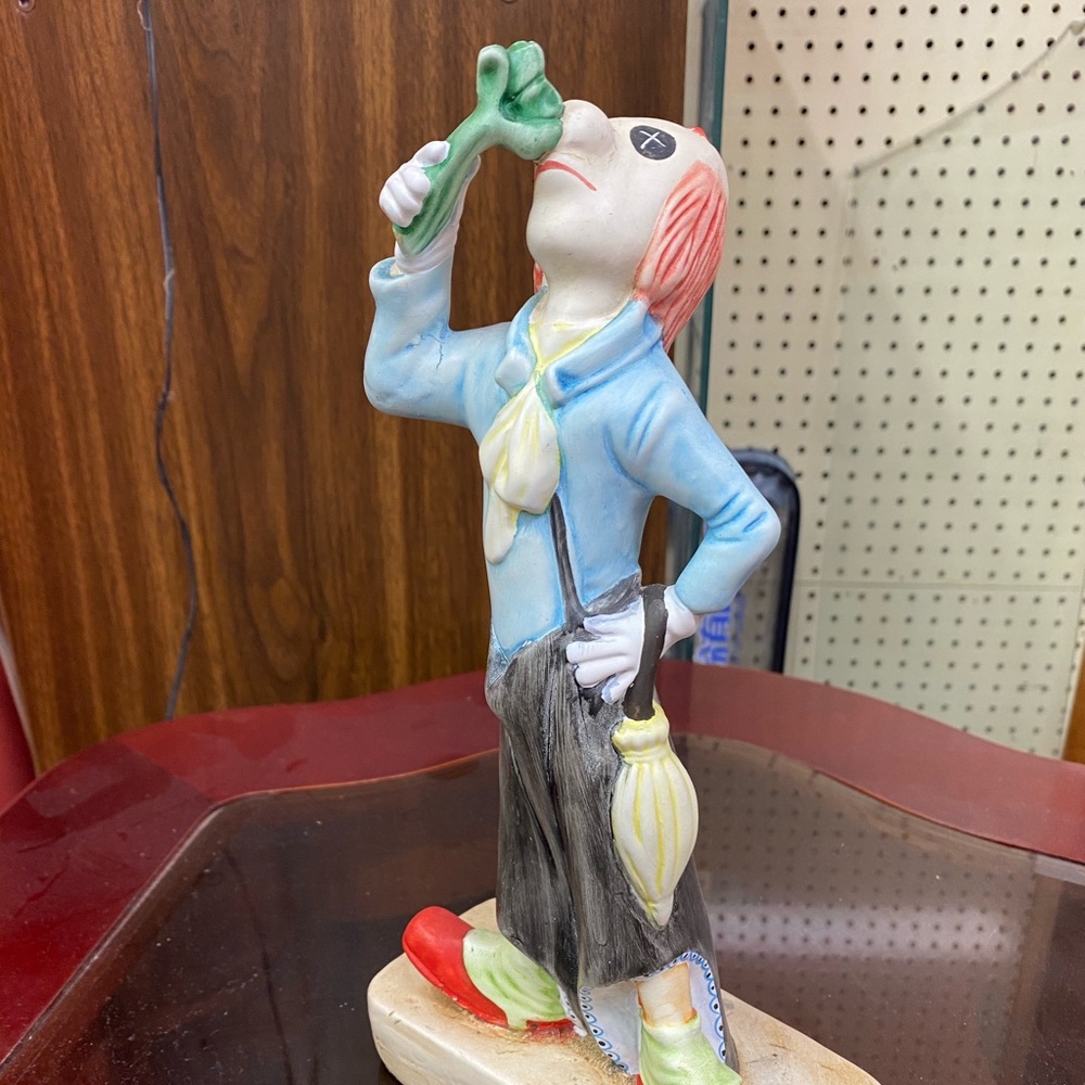 Vintage Clown Statue